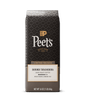 Peets Burundi Turashobora dark roast coffee in a 16 oz bag, featuring a dark brown patterned design with gold and white text.