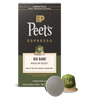 Peet's Espresso Big Bang coffee capsule packaging with a green and brown design.