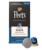 Peet's Espresso Decaf capsule packaging with a single capsule on a white background