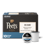Peet's Big Bang K-Cup pods packaging with two pods on a white background