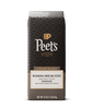 Peet's coffee bag with black pattern on a white background