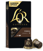 LoR Espresso capsules packaging with two capsules on a white background