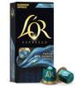 LoR Espresso Papua New Guinea Highlands coffee capsule packaging with two capsules on a white background.