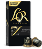 LöR Espresso aluminium capsules packaging with two capsules on a white background