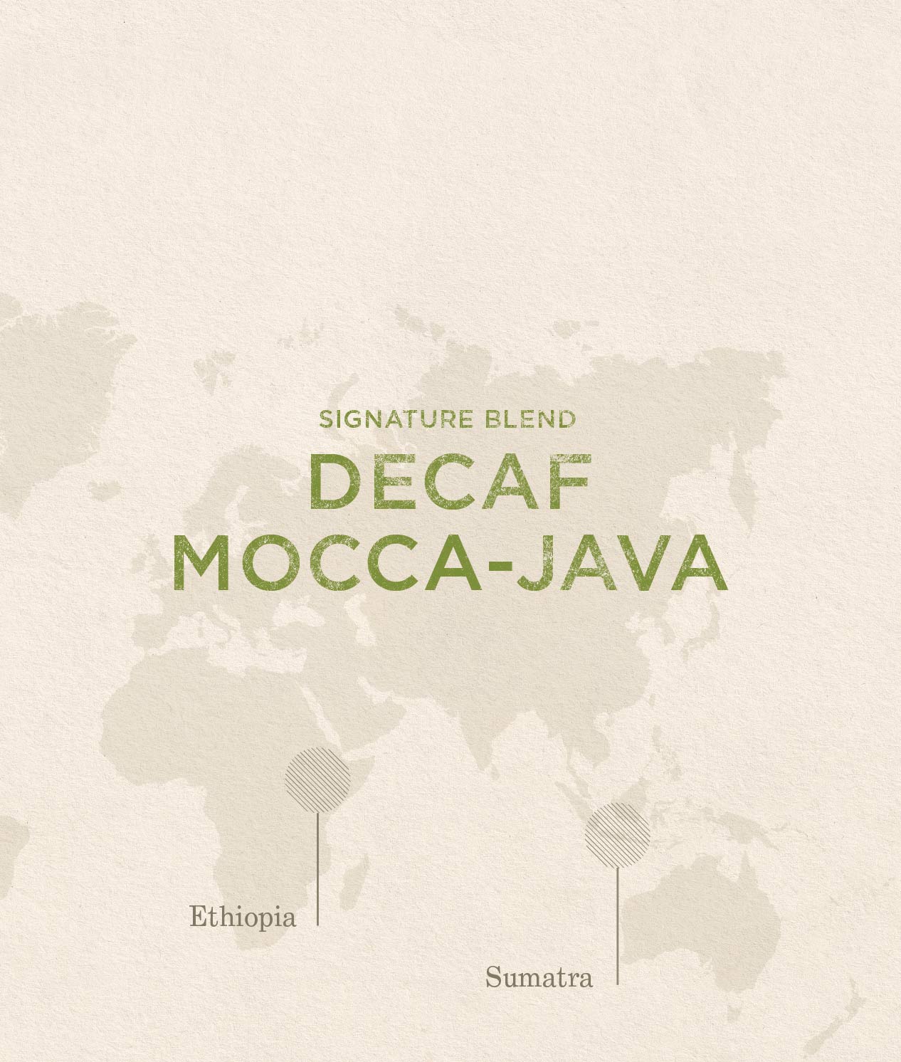 Peet's Coffee Decaf Mocca-Java Signature Blend Logo
