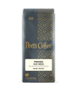 Peet's Coffee Rwanda Ejo Heza Dark Roast Coffee beans in a grey 16 ounce bag